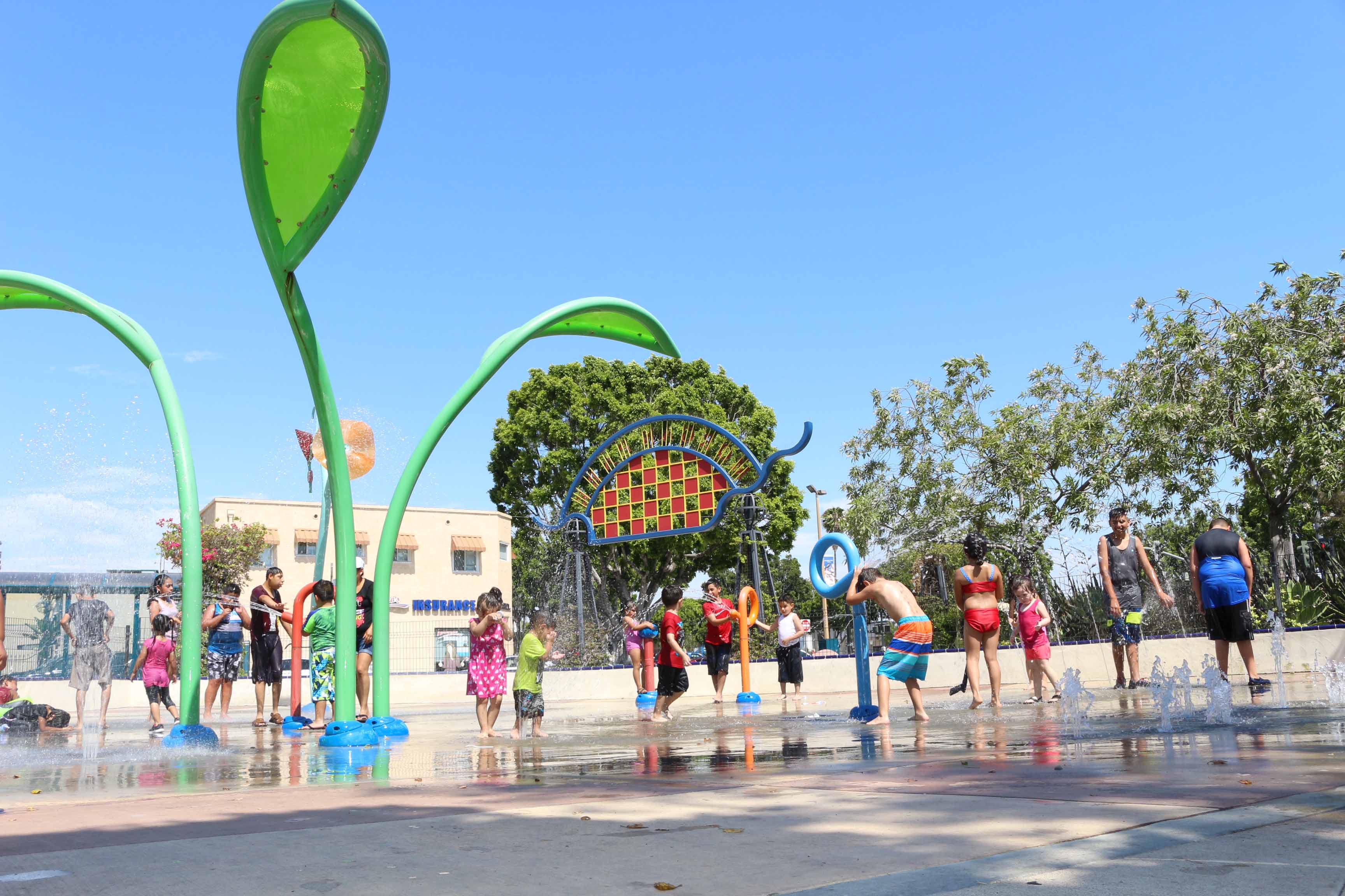 Morgan Park adjacent to Community Center